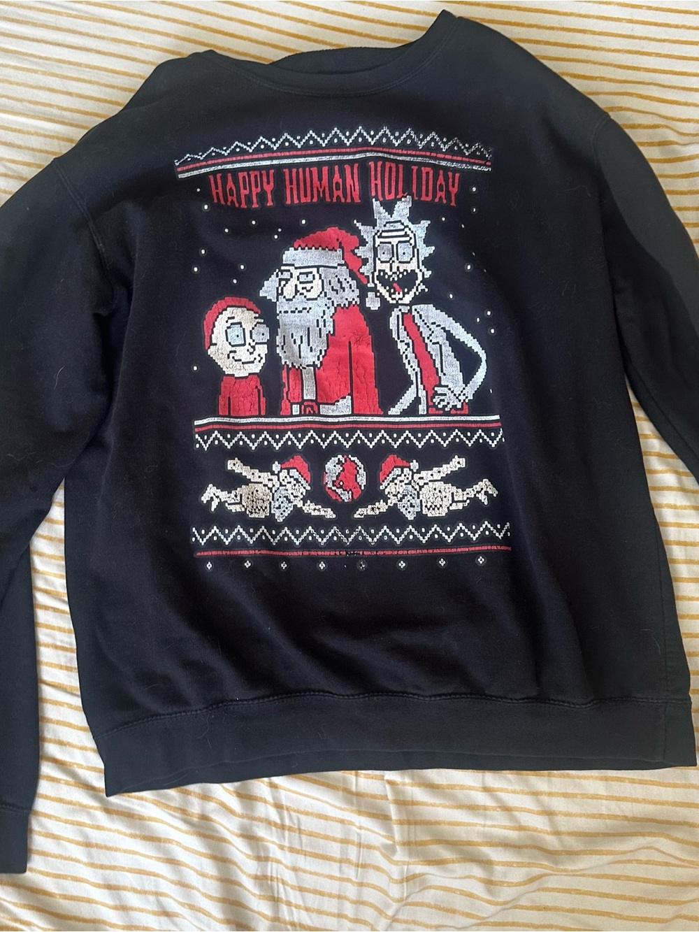 Rick and Morty Christmas Crewneck Sweatshirt